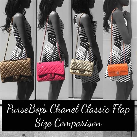 Chanel Classic Flap Size Comparison .